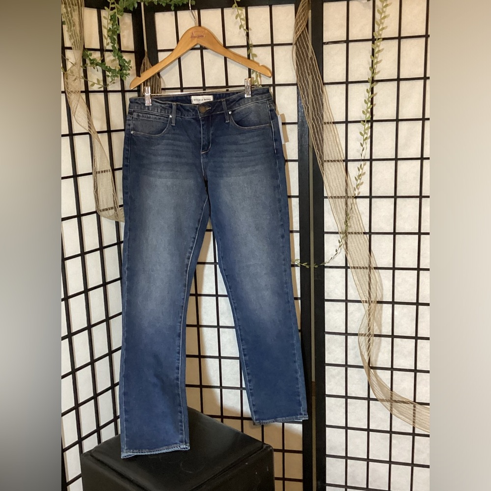 Articles of Society Super Soft Mid-Rise Straight Leg Jeans